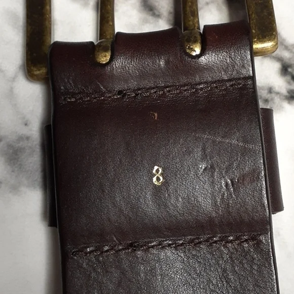 OBERMAER Women's Leather sizes7 Belt - Picture 4 of 11